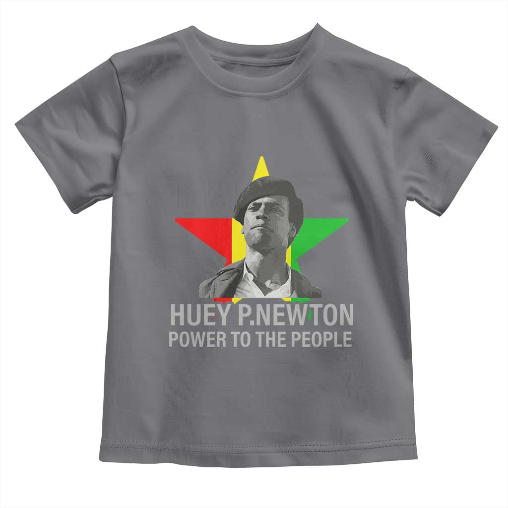 Huey P.Newton Power To The People Toddler T Shirt Black Panther Party Black History