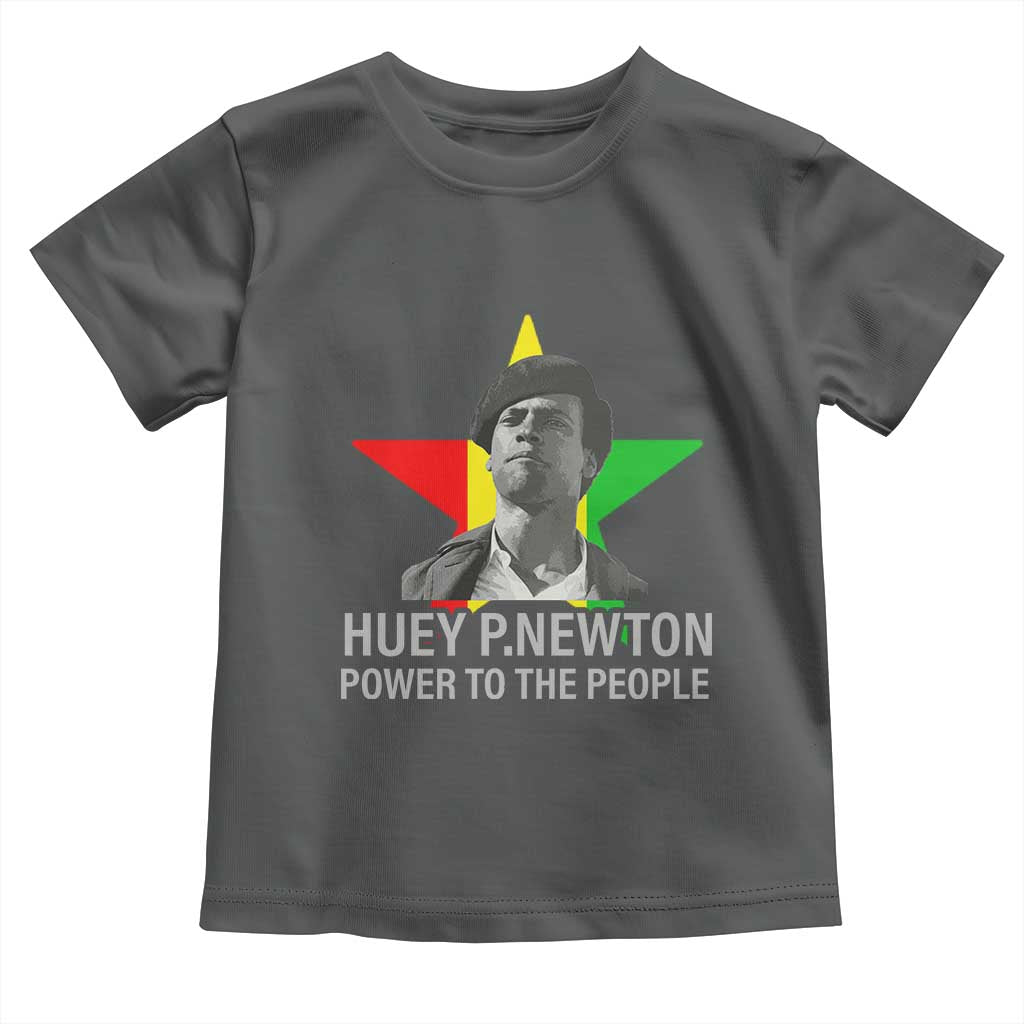 Huey P.Newton Power To The People Toddler T Shirt Black Panther Party Black History