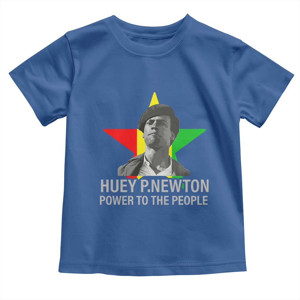 Huey P.Newton Power To The People Toddler T Shirt Black Panther Party Black History