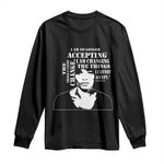 Angela Davis Long Sleeve Shirt I Am No Longer Accepting The Things I Cannot Change Black History Month
