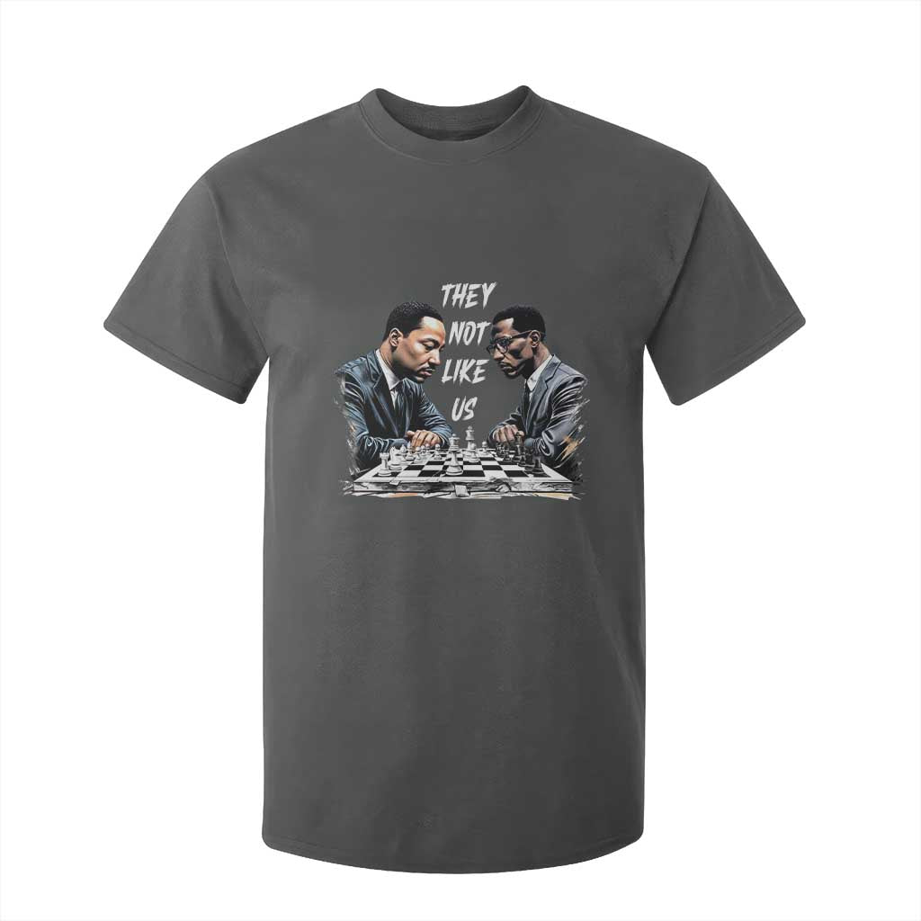 Martin Luther King Malcolm X T Shirt For Kid They Not Like Us Black Leaders