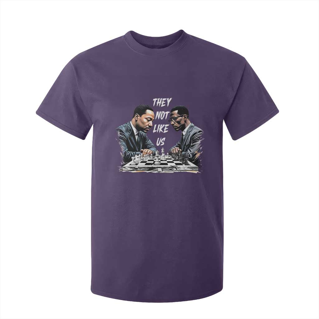 Martin Luther King Malcolm X T Shirt For Kid They Not Like Us Black Leaders