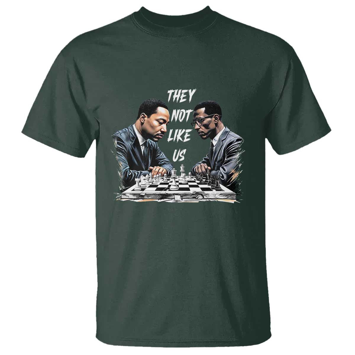 Martin Luther King Malcolm X T Shirt They Not Like Us Black Leaders