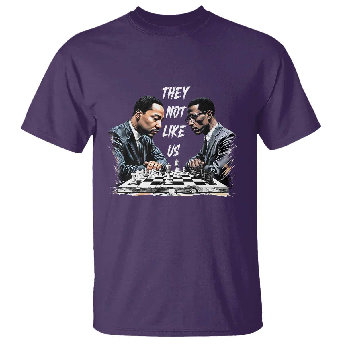 Martin Luther King Malcolm X T Shirt They Not Like Us Black Leaders