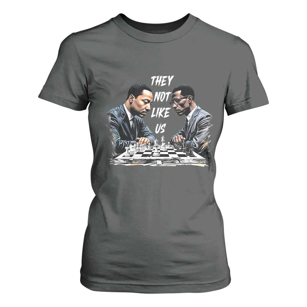 Martin Luther King Malcolm X T Shirt For Women They Not Like Us Black Leaders