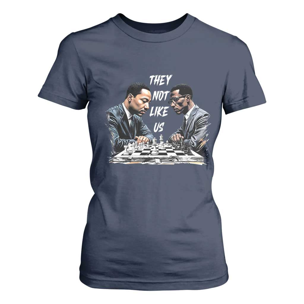 Martin Luther King Malcolm X T Shirt For Women They Not Like Us Black Leaders