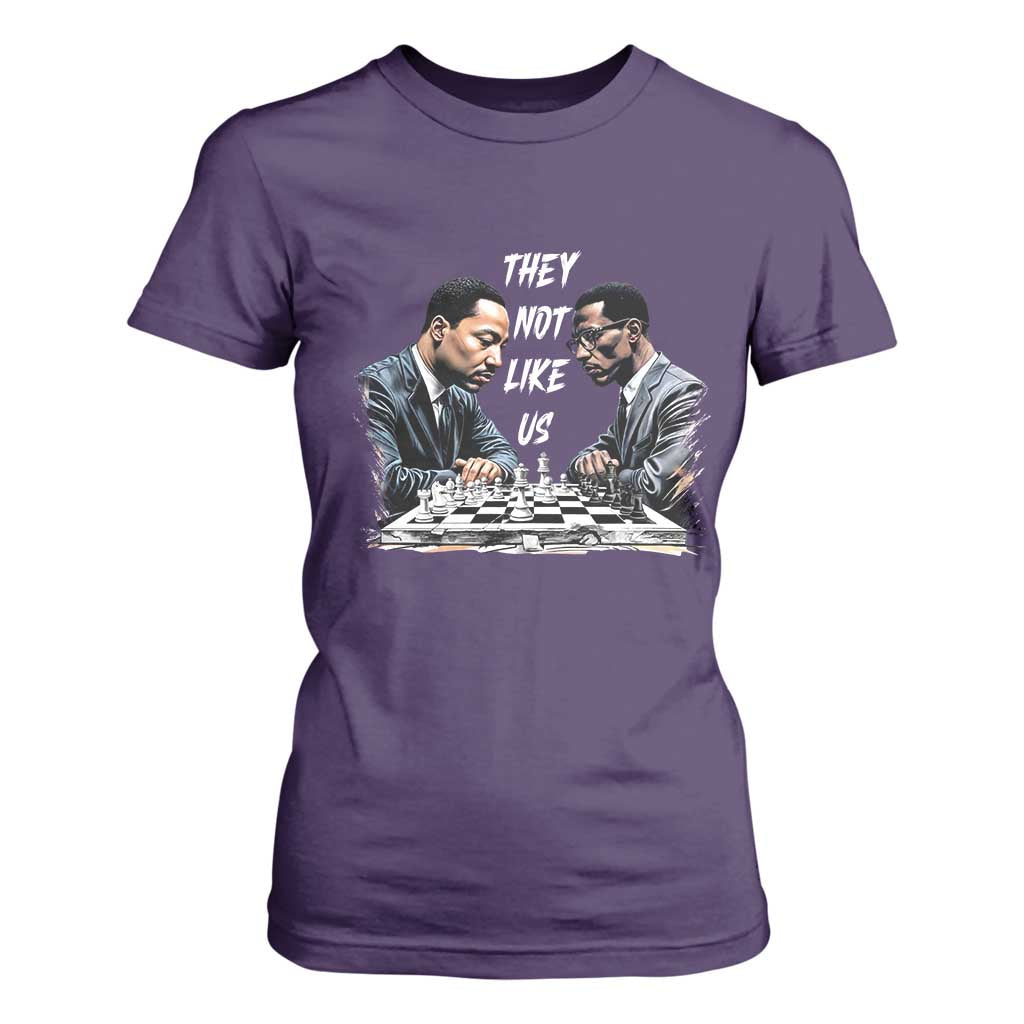 Martin Luther King Malcolm X T Shirt For Women They Not Like Us Black Leaders