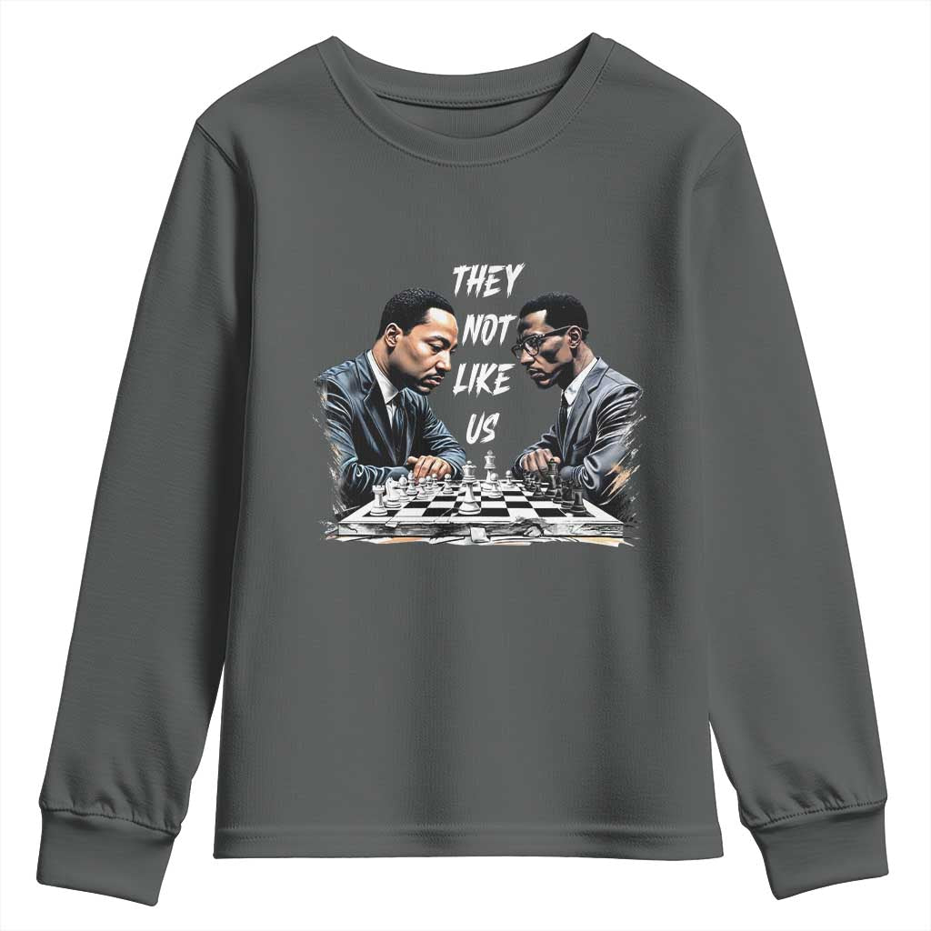 Martin Luther King Malcolm X Youth Sweatshirt They Not Like Us Black Leaders