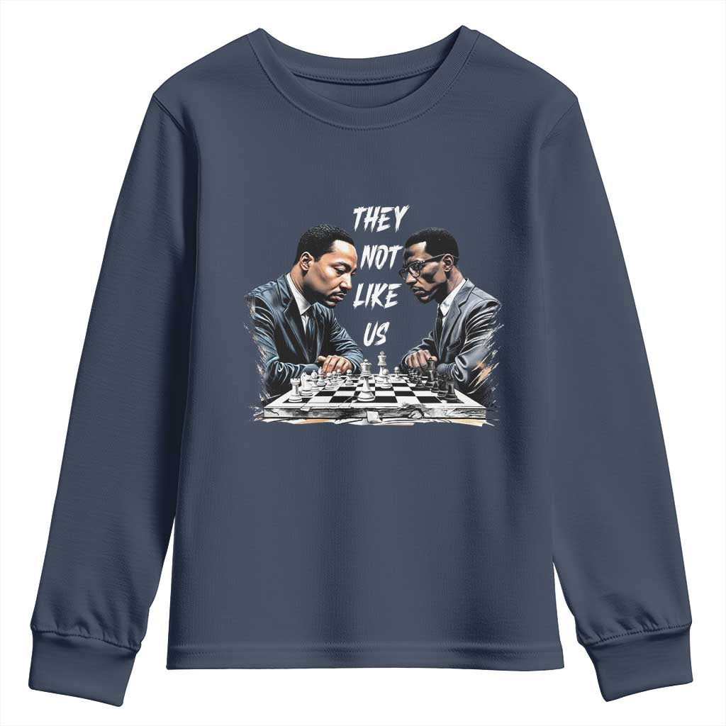 Martin Luther King Malcolm X Youth Sweatshirt They Not Like Us Black Leaders