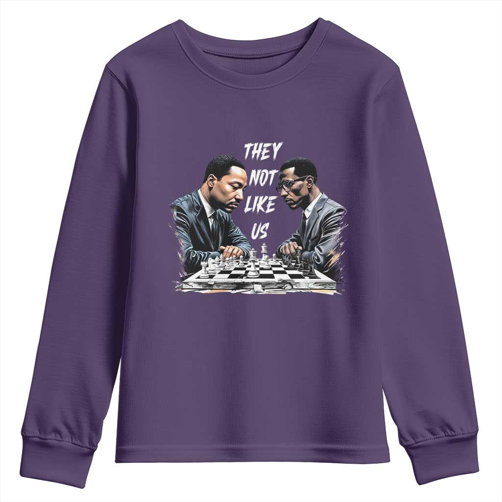 Martin Luther King Malcolm X Youth Sweatshirt They Not Like Us Black Leaders