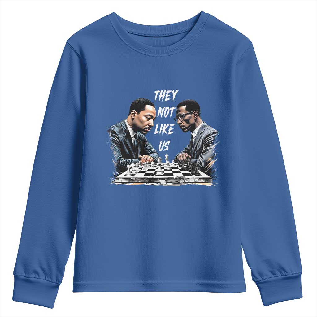 Martin Luther King Malcolm X Youth Sweatshirt They Not Like Us Black Leaders
