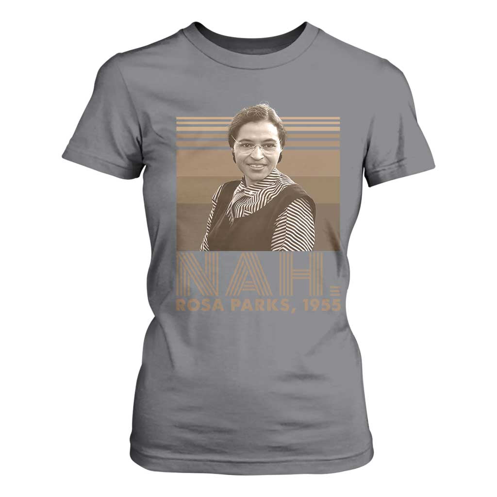 Rosa Parks Quote T Shirt For Women Nah 1955 Melanin Black History Month