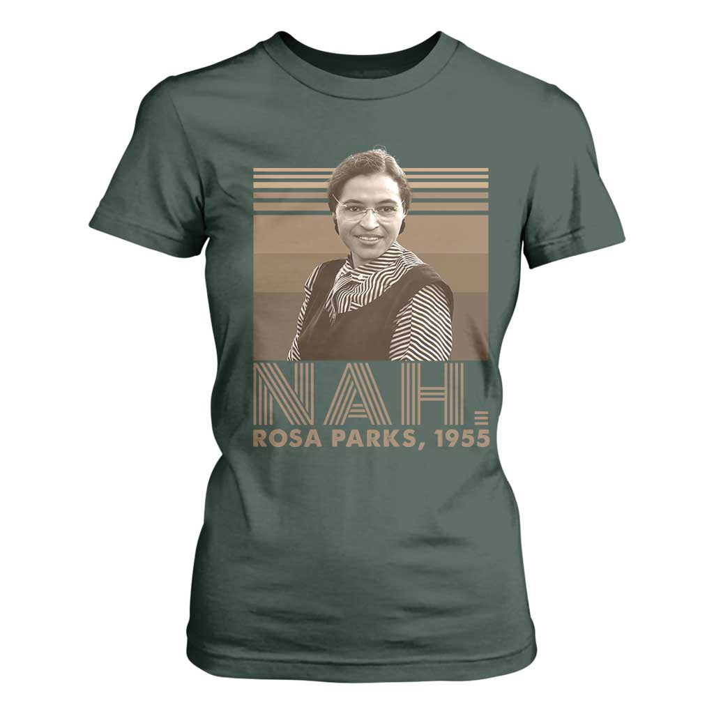 Rosa Parks Quote T Shirt For Women Nah 1955 Melanin Black History Month
