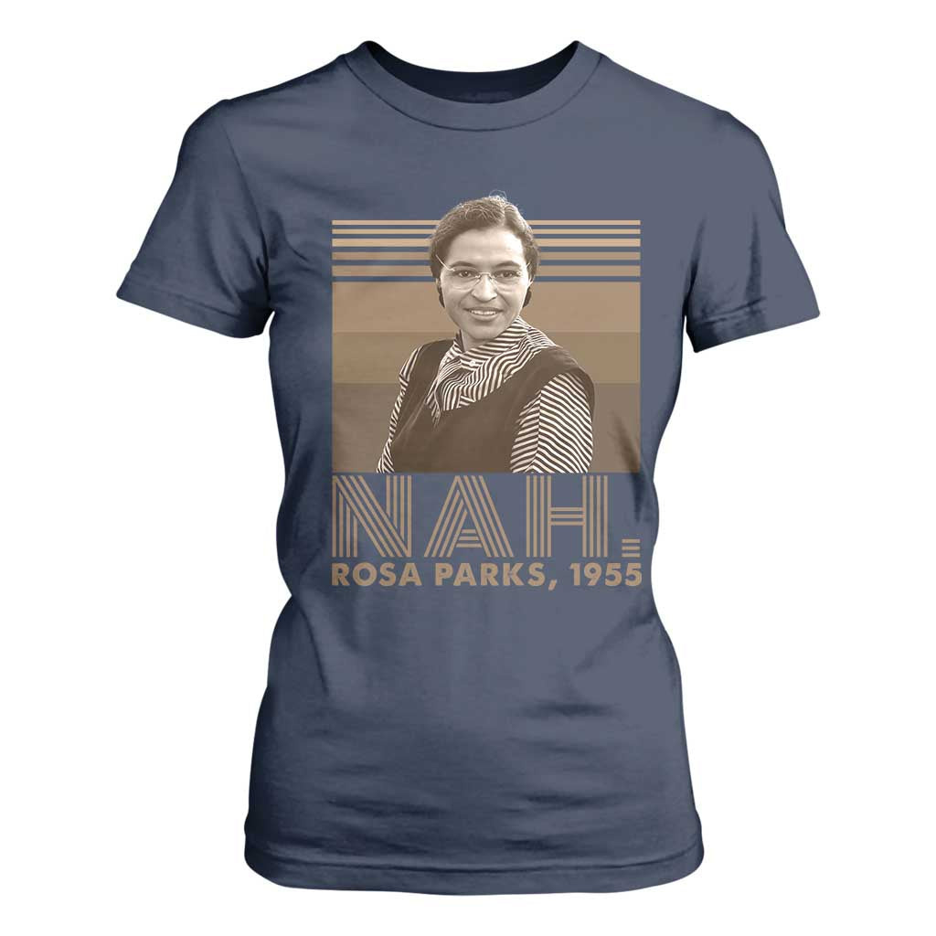 Rosa Parks Quote T Shirt For Women Nah 1955 Melanin Black History Month