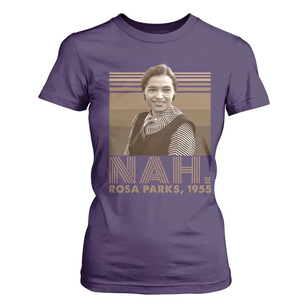 Rosa Parks Quote T Shirt For Women Nah 1955 Melanin Black History Month