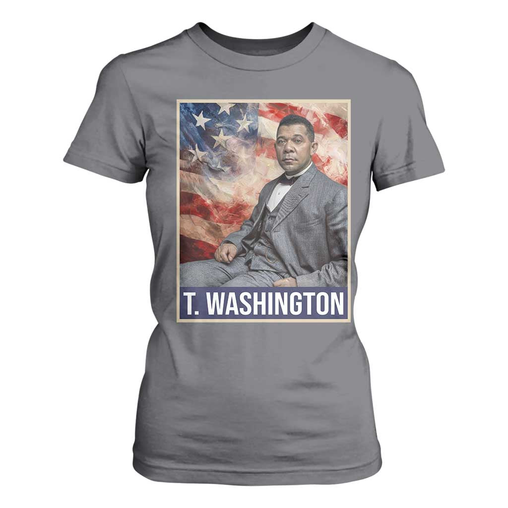 Booker Taliaferro Washington T Shirt For Women African American Educator Black History Month
