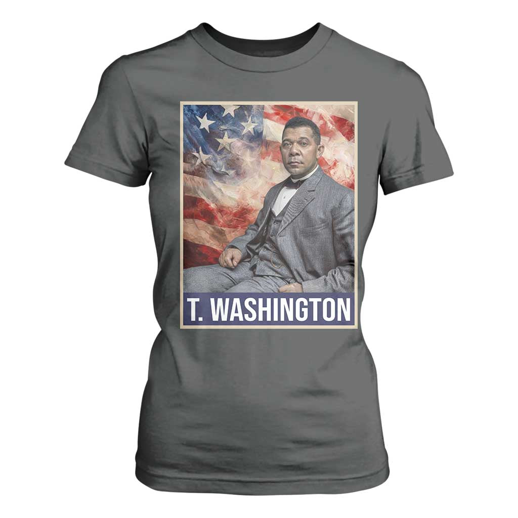 Booker Taliaferro Washington T Shirt For Women African American Educator Black History Month