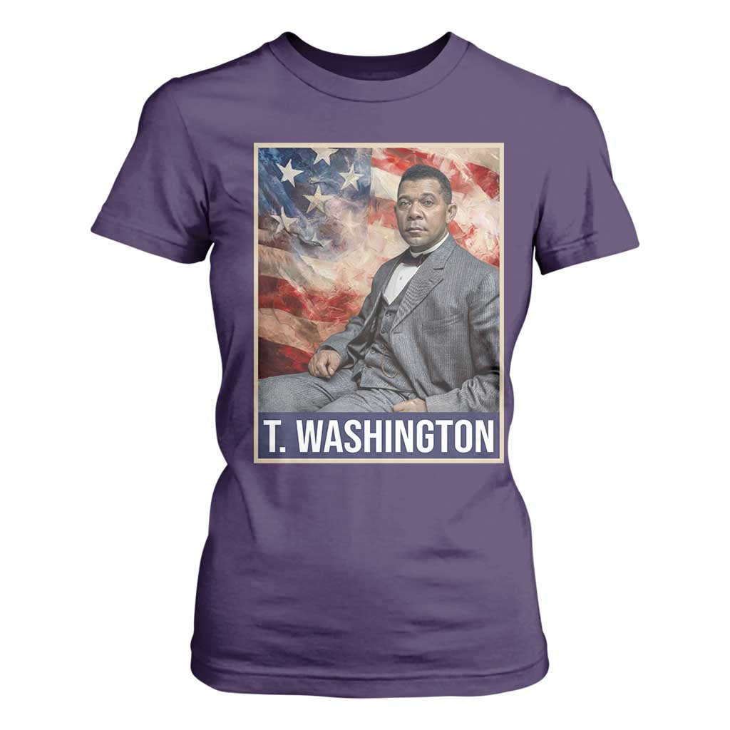 Booker Taliaferro Washington T Shirt For Women African American Educator Black History Month