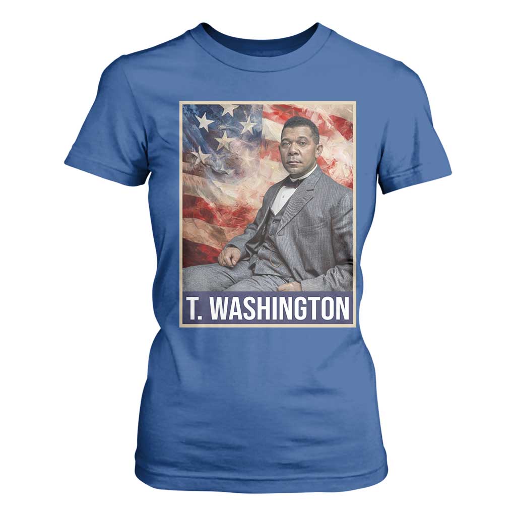 Booker Taliaferro Washington T Shirt For Women African American Educator Black History Month