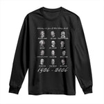 Celebrating 100 Years Of Black History Month 1926 2026 Long Sleeve Shirt Black Leaders