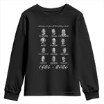 Celebrating 100 Years Of Black History Month 1926 2026 Youth Sweatshirt Black Leaders