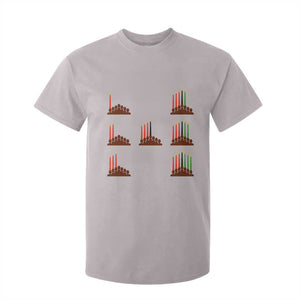 Kwanzaa Kinara Seven Candles African American Holiday T Shirt For Kid - African Pride