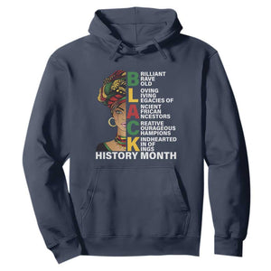 Black History Month Brilliant Brave Bold Hoodie African American Black Pride