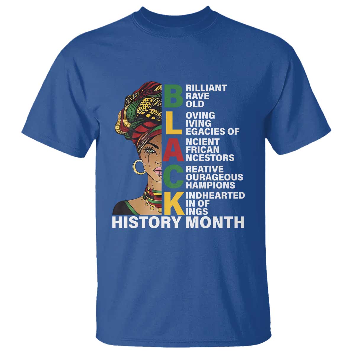 Black History Month Brilliant Brave Bold T Shirt African American Black Pride