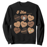 African American Proud Black History Sweatshirt Melanin Hearts