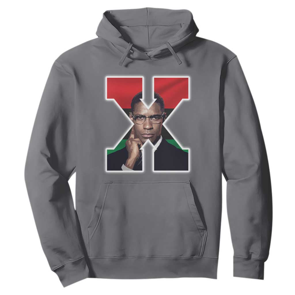 Malcolm X Black Liberation Flag Black History Month Hoodie