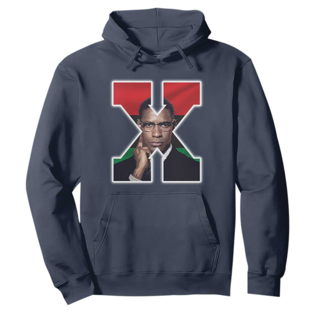 Malcolm X Black Liberation Flag Black History Month Hoodie