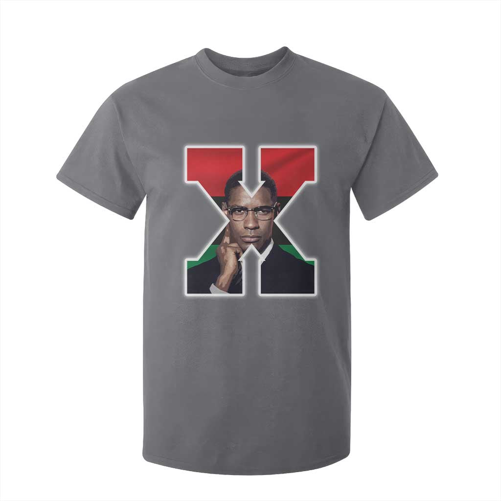 Malcolm X Black Liberation Flag Black History Month T Shirt For Kid
