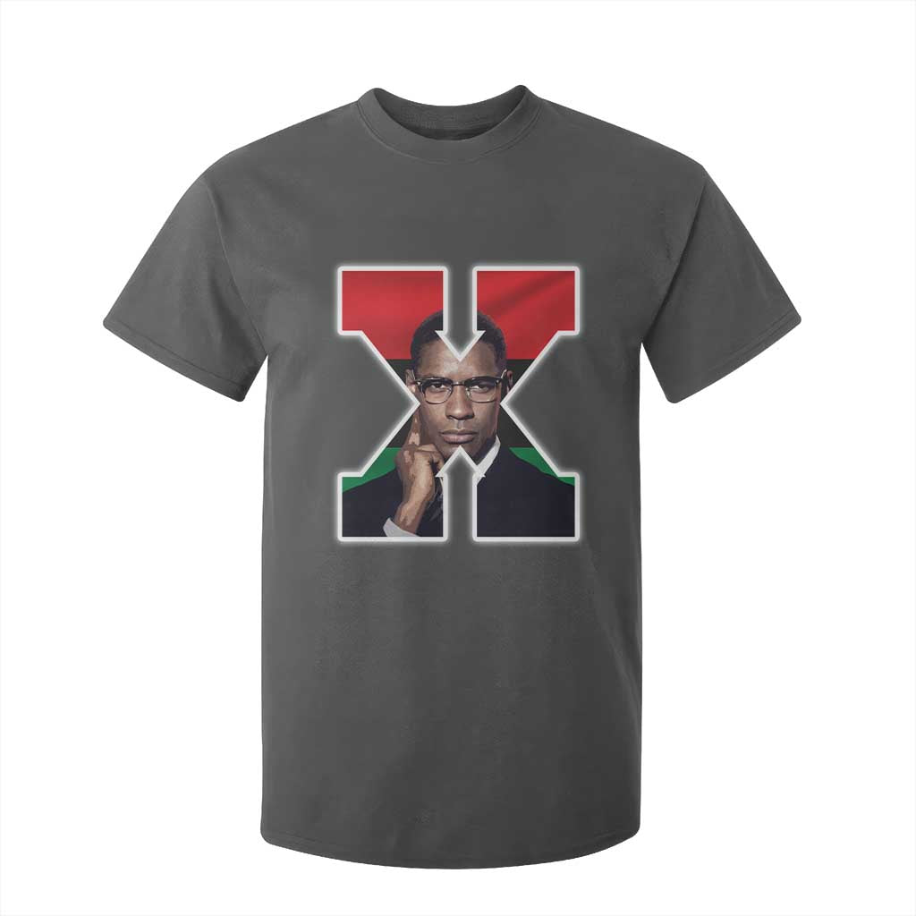 Malcolm X Black Liberation Flag Black History Month T Shirt For Kid