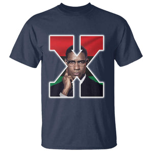 Malcolm X Black Liberation Flag Black History Month T Shirt