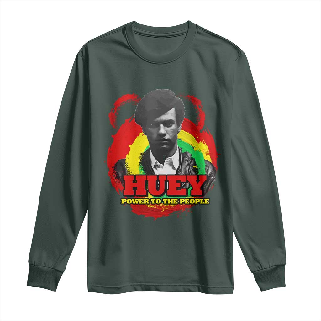 Huey P Newton Long Sleeve Shirt Power To The People Black History