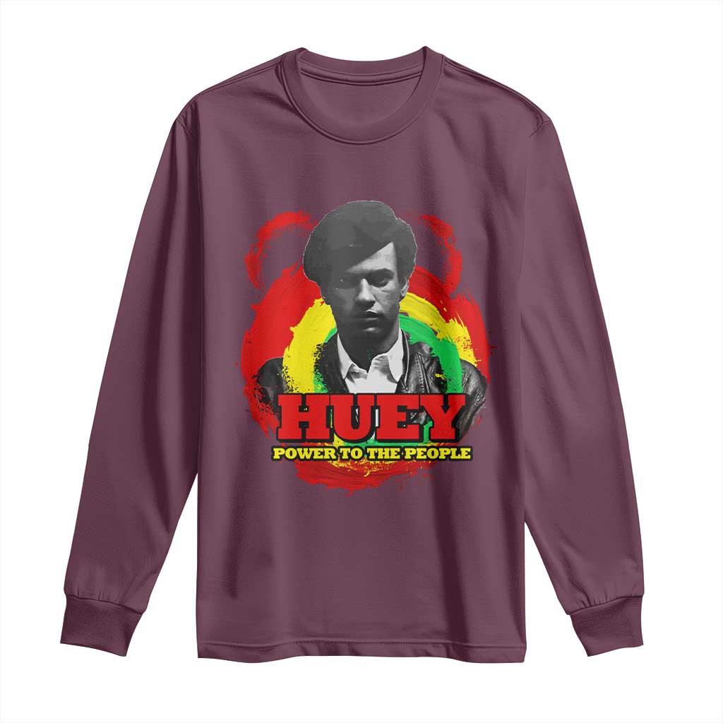 Huey P Newton Long Sleeve Shirt Power To The People Black History