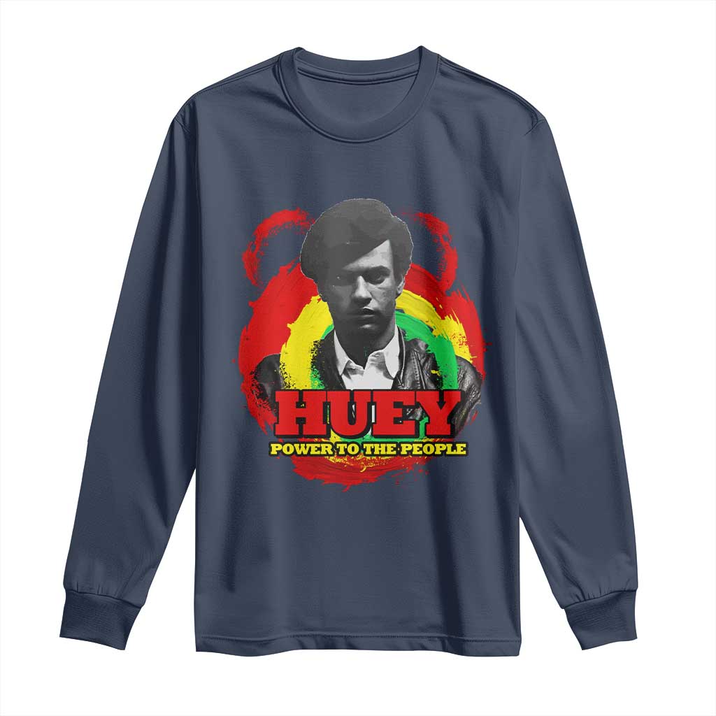 Huey P Newton Long Sleeve Shirt Power To The People Black History