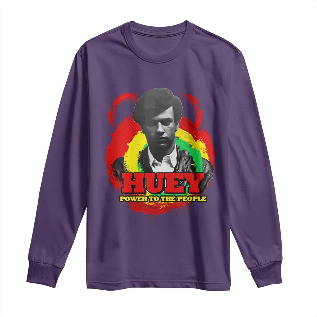 Huey P Newton Long Sleeve Shirt Power To The People Black History