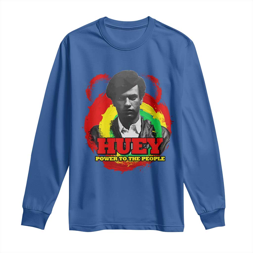 Huey P Newton Long Sleeve Shirt Power To The People Black History