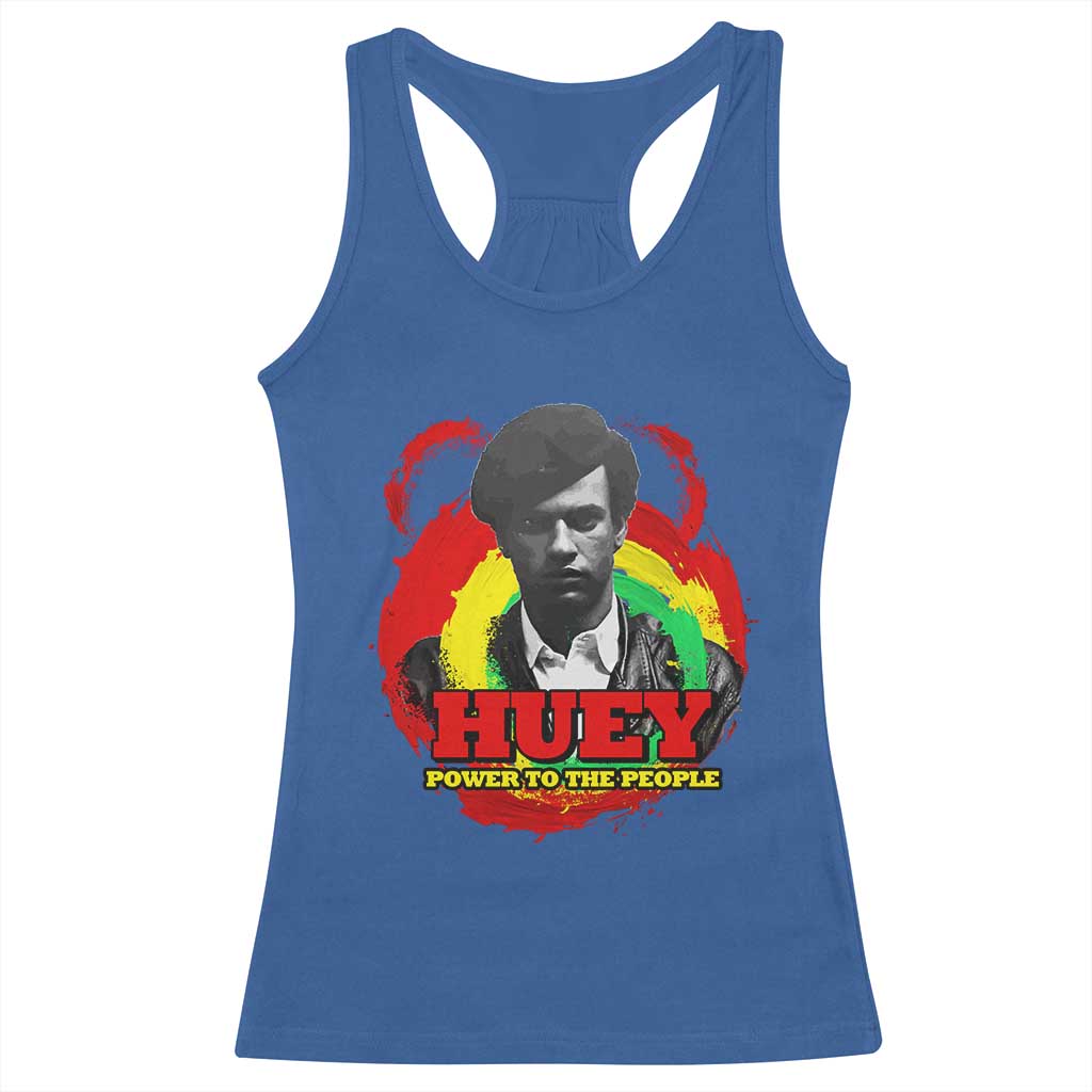 Huey P Newton Racerback Tank Top Power To The People Black History