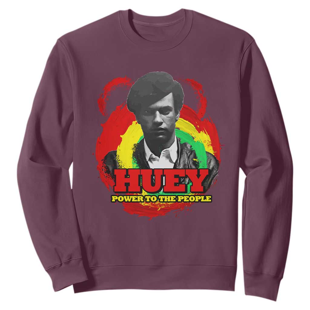 Huey P Newton Sweatshirt Power To The People Black History