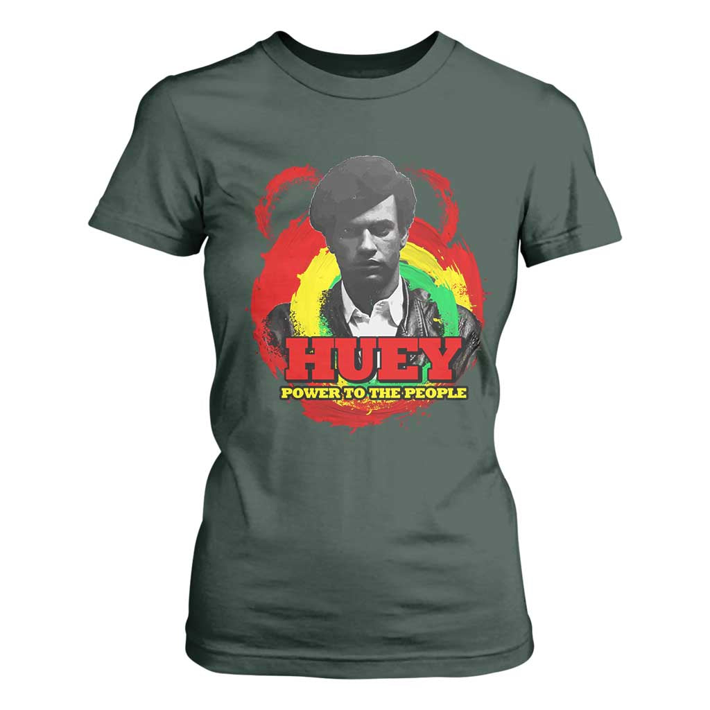 Huey P Newton T Shirt For Women Power To The People Black History