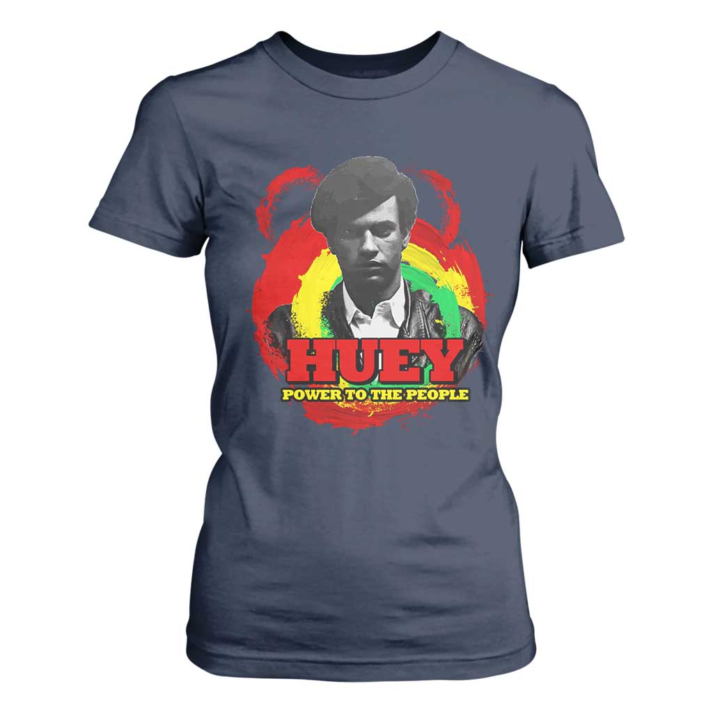 Huey P Newton T Shirt For Women Power To The People Black History