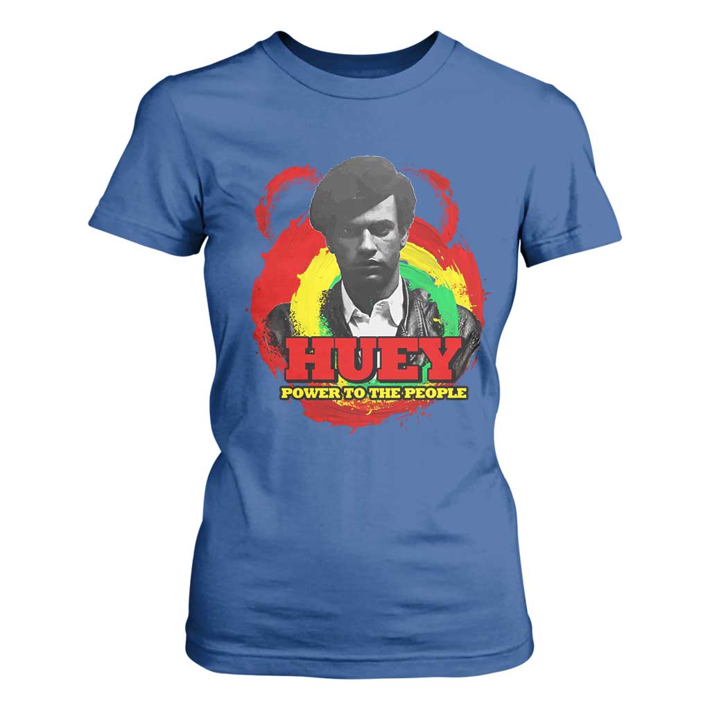 Huey P Newton T Shirt For Women Power To The People Black History