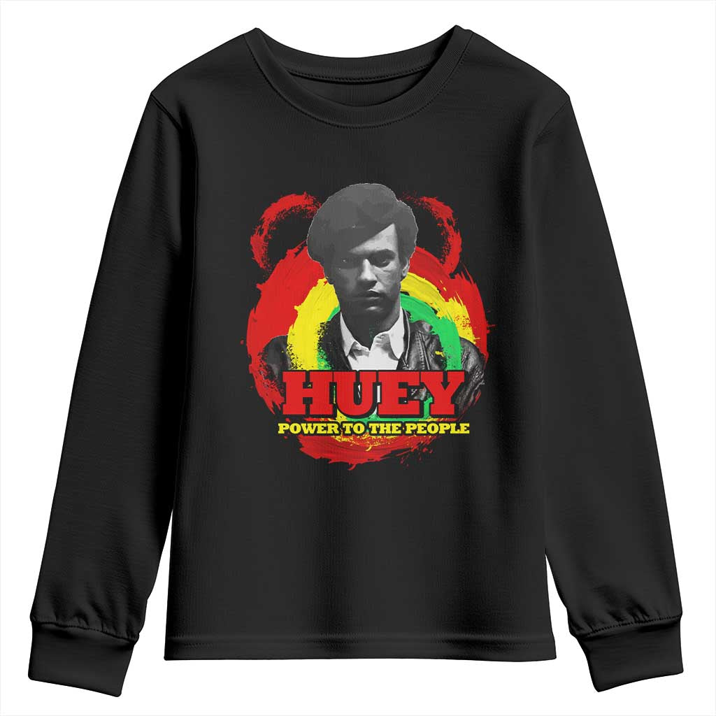 Huey P Newton Youth Sweatshirt Power To The People Black History
