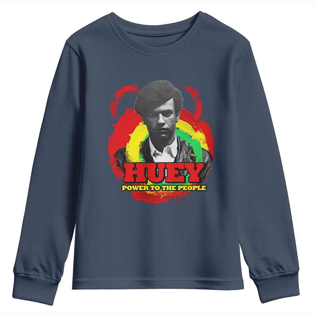 Huey P Newton Youth Sweatshirt Power To The People Black History