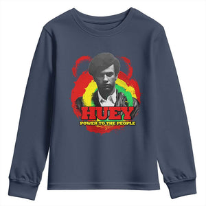 Huey P Newton Youth Sweatshirt Power To The People Black History