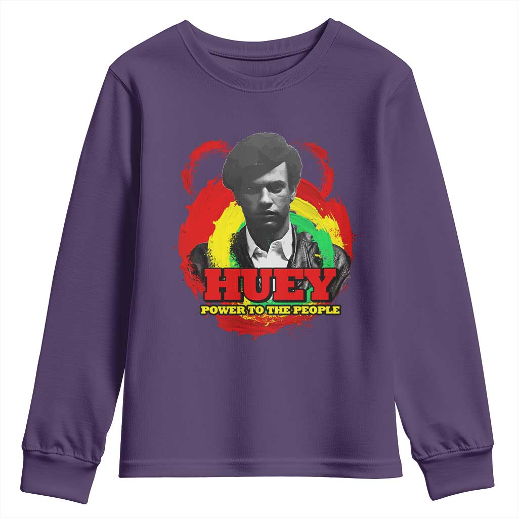 Huey P Newton Youth Sweatshirt Power To The People Black History