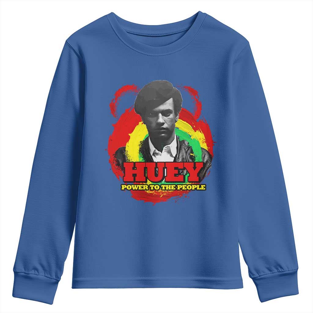 Huey P Newton Youth Sweatshirt Power To The People Black History