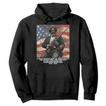 Frederick Douglass Hoodie A Man's Rights Rest In Three Boxes Vintage American Flag